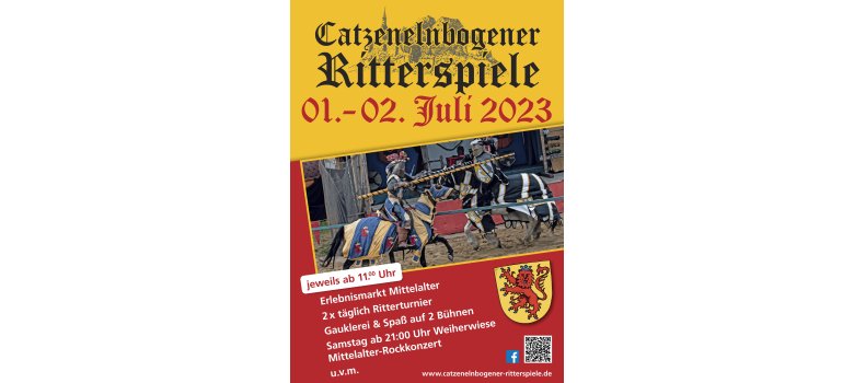 Catzenelnbogener Ritterspiele Plakat A3