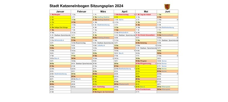 Sitzungsplan Stadt Katzenelnbogen 1