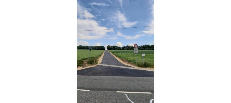 Weg Richtung Wertstoffhof Weg Richtung Wertstoffhof