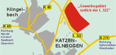 Karte Gewerbefläche Am Hohlweg